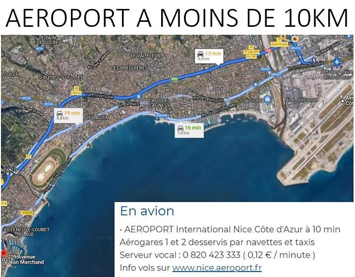Appartement Venus - Climatisé - Marina Baie des Anges à Villeneuve-Loubet France
